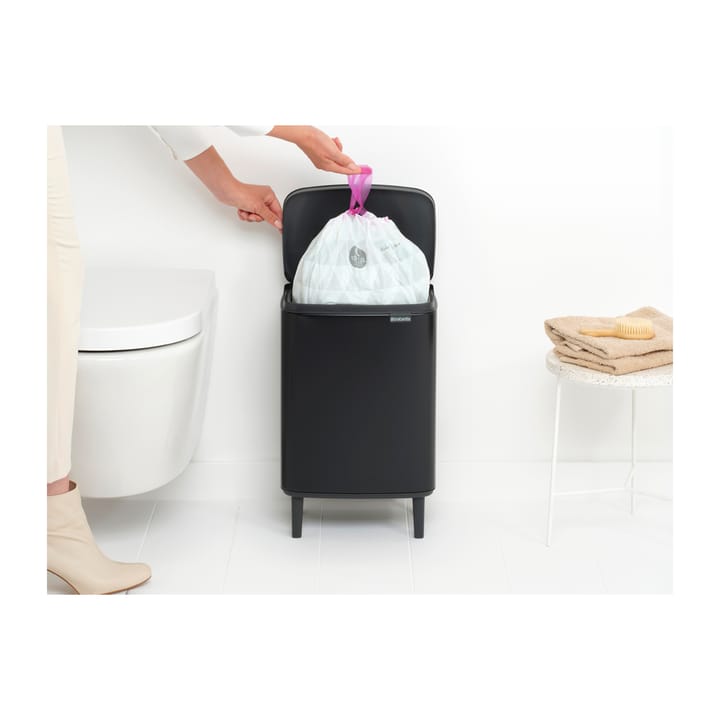 Bo afvalemmer hoog 12 l, Matzwart Brabantia