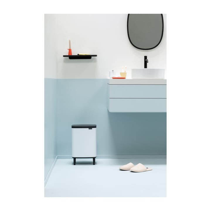 Bo afvalemmer hoog 12 l, Wit Brabantia