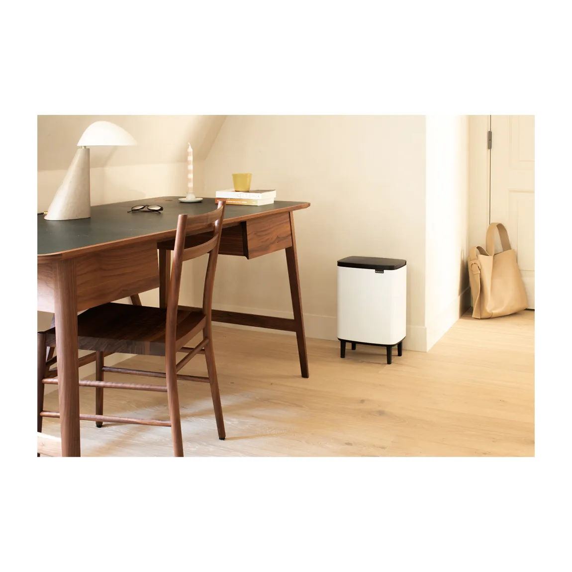 Bo afvalemmer hoog 12 l, Wit Brabantia