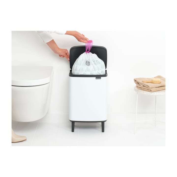 Bo afvalemmer hoog 12 l, Wit Brabantia