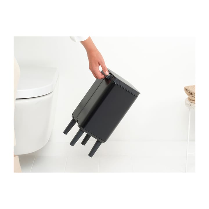 Bo afvalemmer hoog 4 l, Matzwart Brabantia