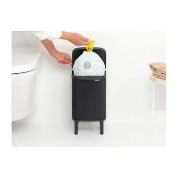 Bo afvalemmer hoog 4 l - Matzwart - Brabantia