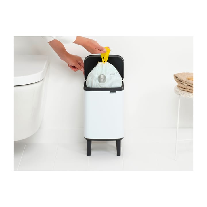 Bo afvalemmer hoog 4 l, Wit Brabantia