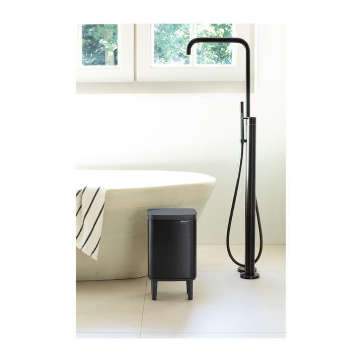 Bo afvalemmer hoog 7 l, Matzwart Brabantia
