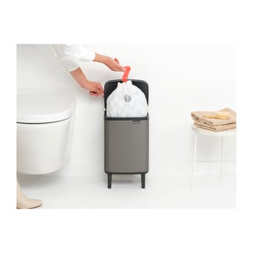 Bo afvalemmer hoog 7 l - Platina - Brabantia