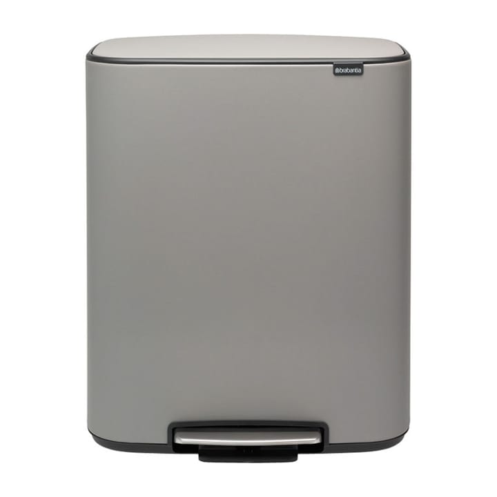 Bo bin pedaalemmer 2x30 L - Mineral concrete grey - Brabantia