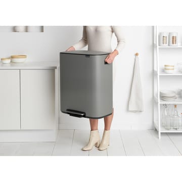 Bo bin pedaalemmer 2x30 L - Mineral concrete grey - Brabantia