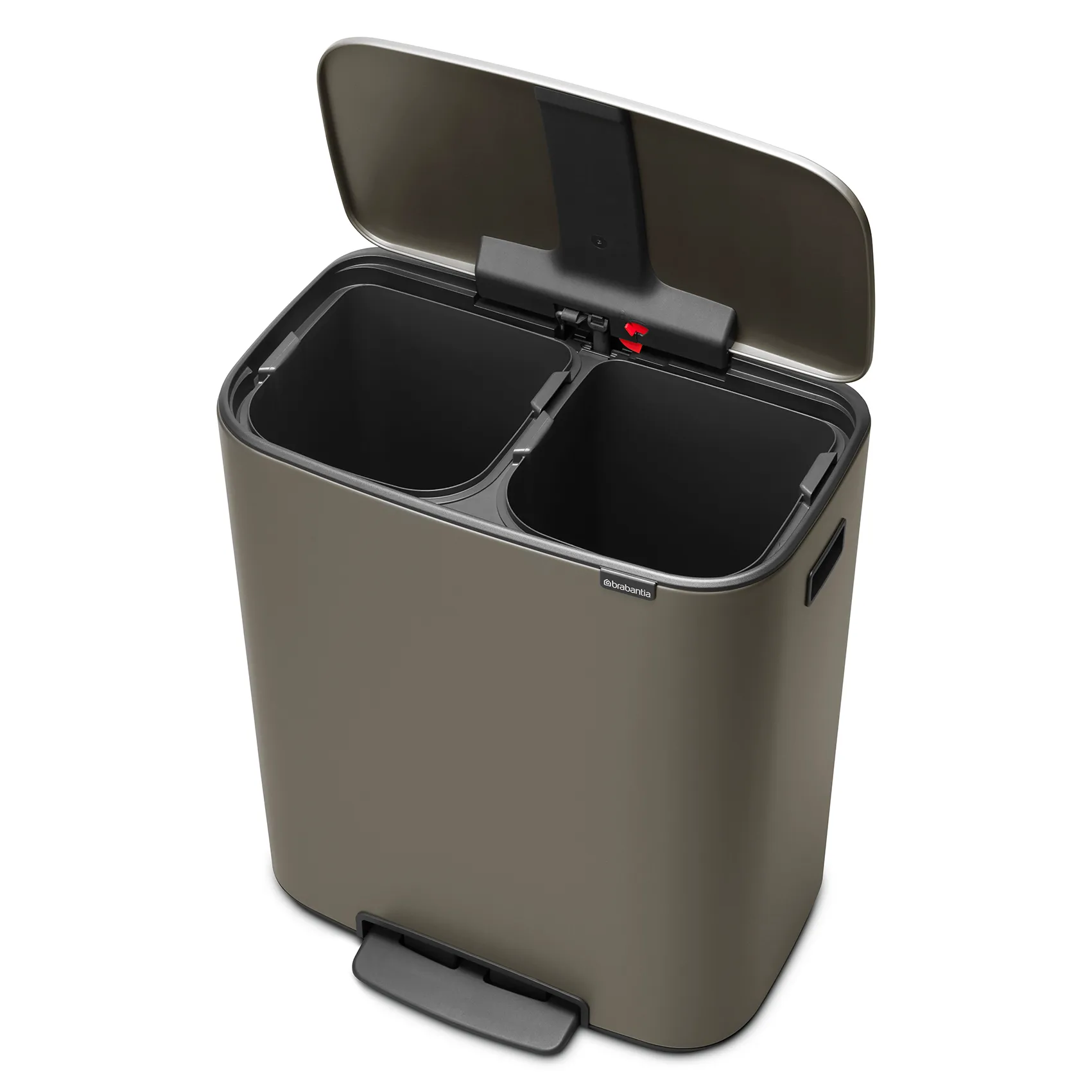 Bo bin pedaalemmer 2x30 L, Platina Brabantia