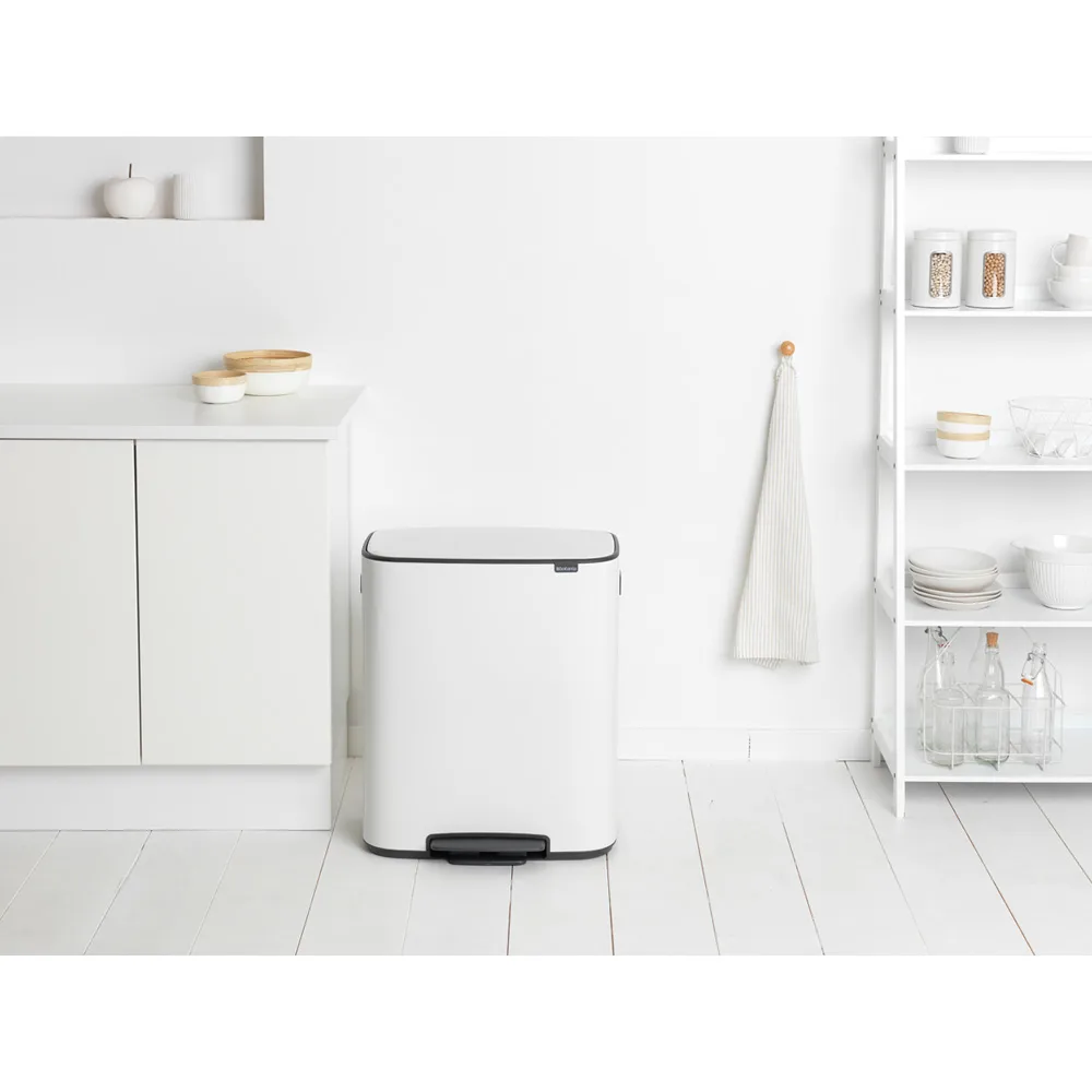 Bo bin pedaalemmer 2x30 L, White Brabantia
