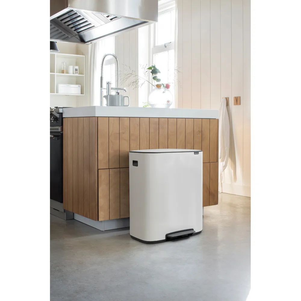 Bo bin pedaalemmer 2x30 L, White Brabantia