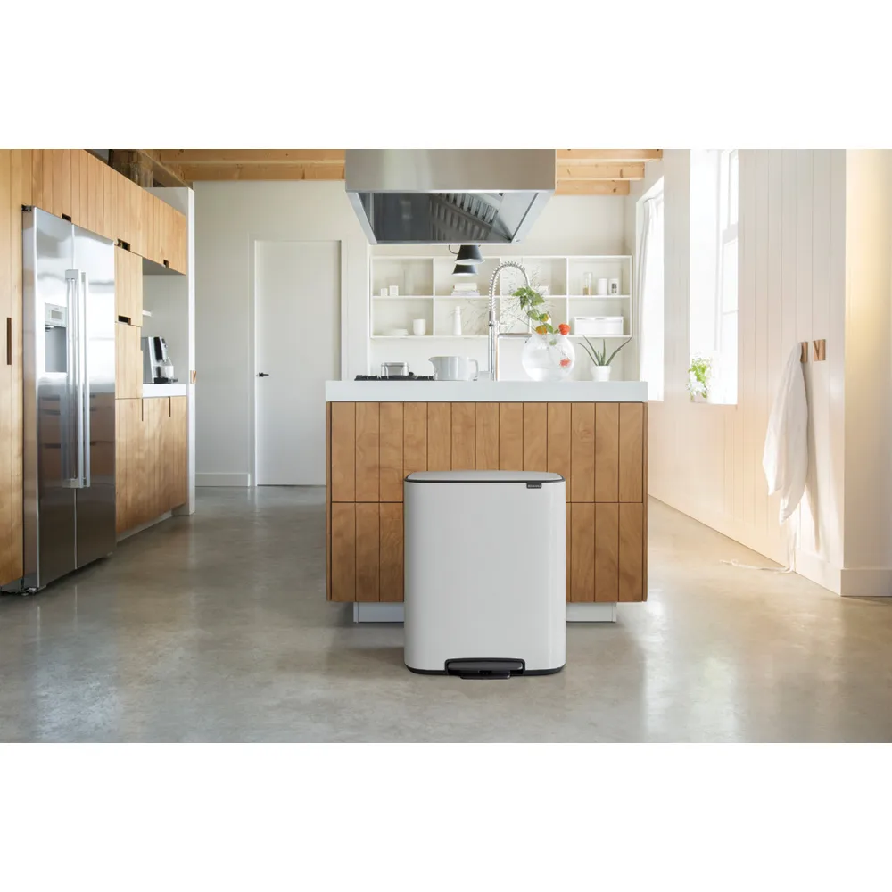 Bo bin pedaalemmer 2x30 L, White Brabantia
