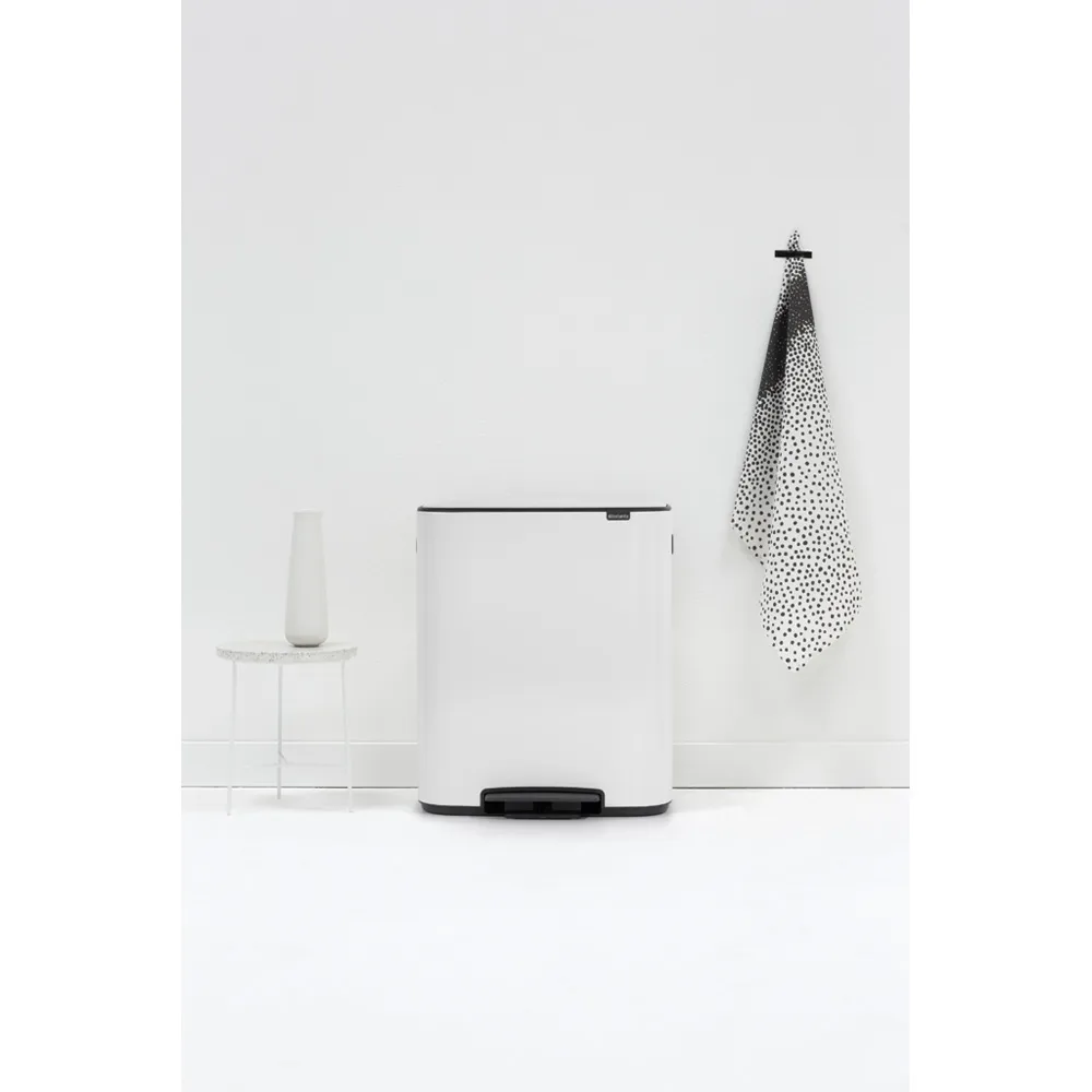 Bo bin pedaalemmer 2x30 L, White Brabantia