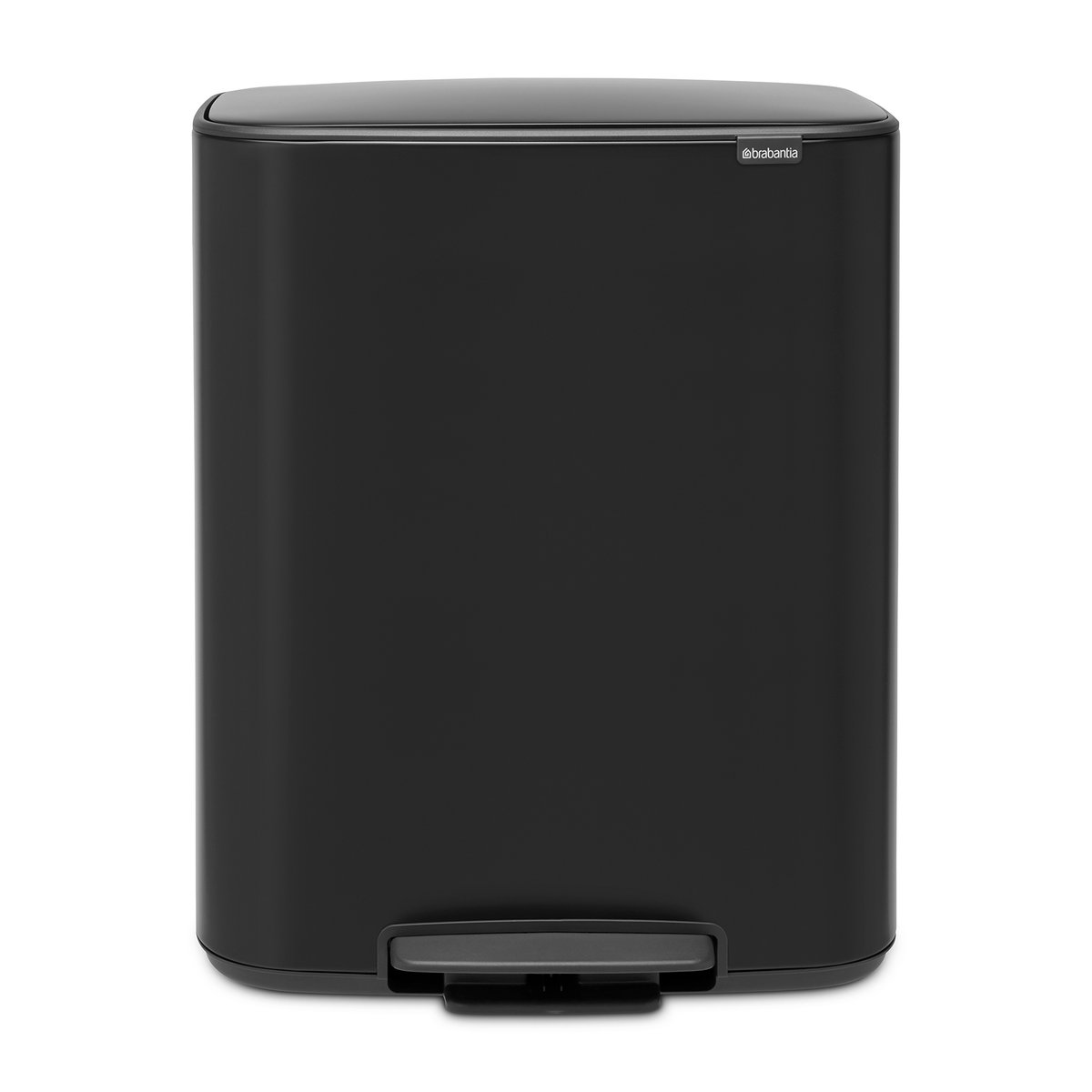 Brabantia Bo bin pedaalemmer 2x30 L Zwart | Scandinavisch Interieur | Pedaalemmers | Zwart
