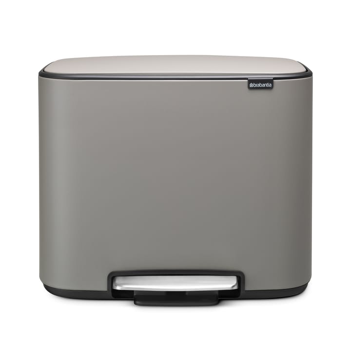 Bo pedaalemmer 11 + 23 l. - mineral concrete grey - Brabantia