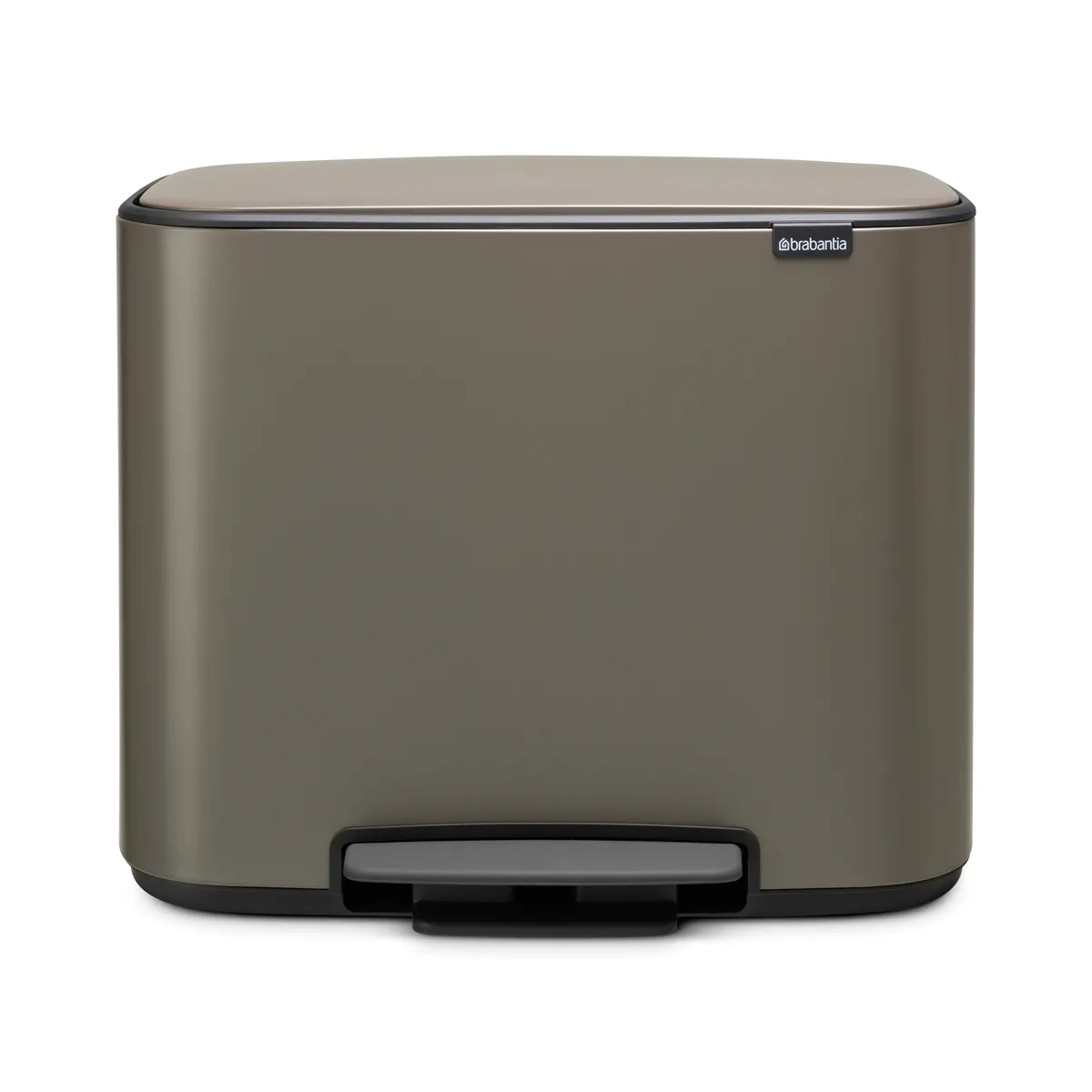 Brabantia Bo pedaalemmer 11 + 23 l. platinum