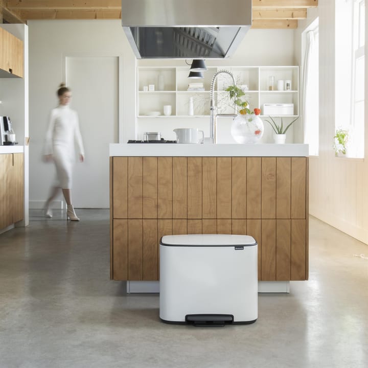 Bo pedaalemmer 11 + 23 l., wit Brabantia