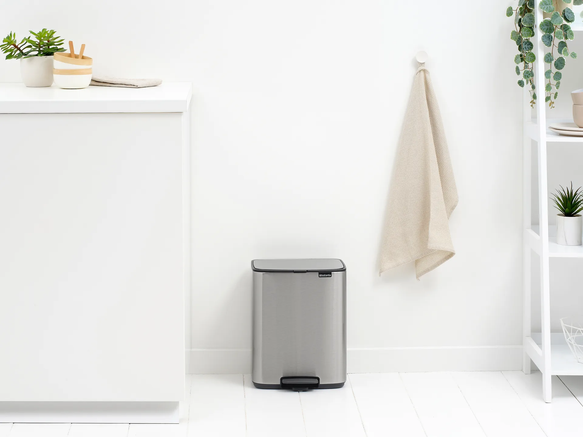 Bo pedaalemmer 12 L, Matt Steel Fingerprint Proof Brabantia