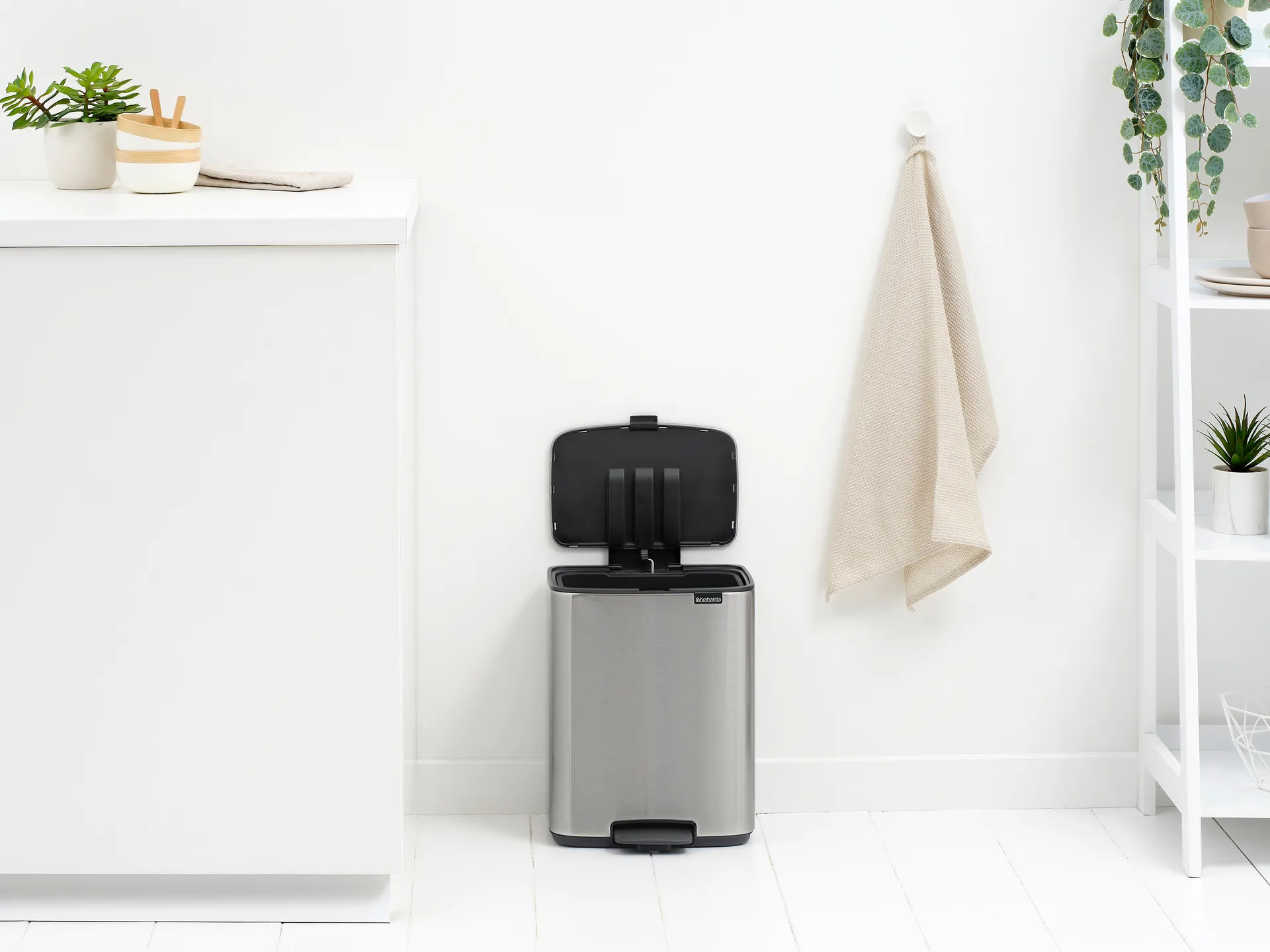 Bo pedaalemmer 12 L, Matt Steel Fingerprint Proof Brabantia