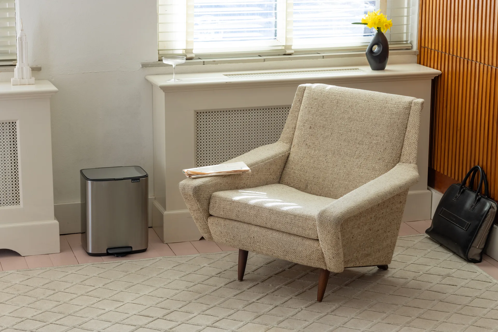 Bo pedaalemmer 12 L, Matt Steel Fingerprint Proof Brabantia