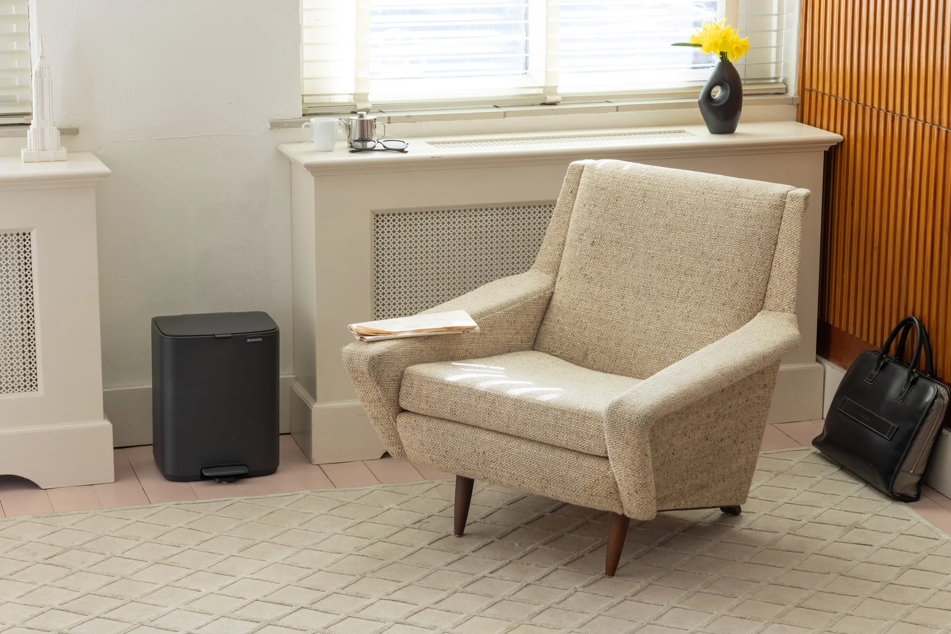 Bo pedaalemmer 12 L, Mineral Infinite Grey Brabantia