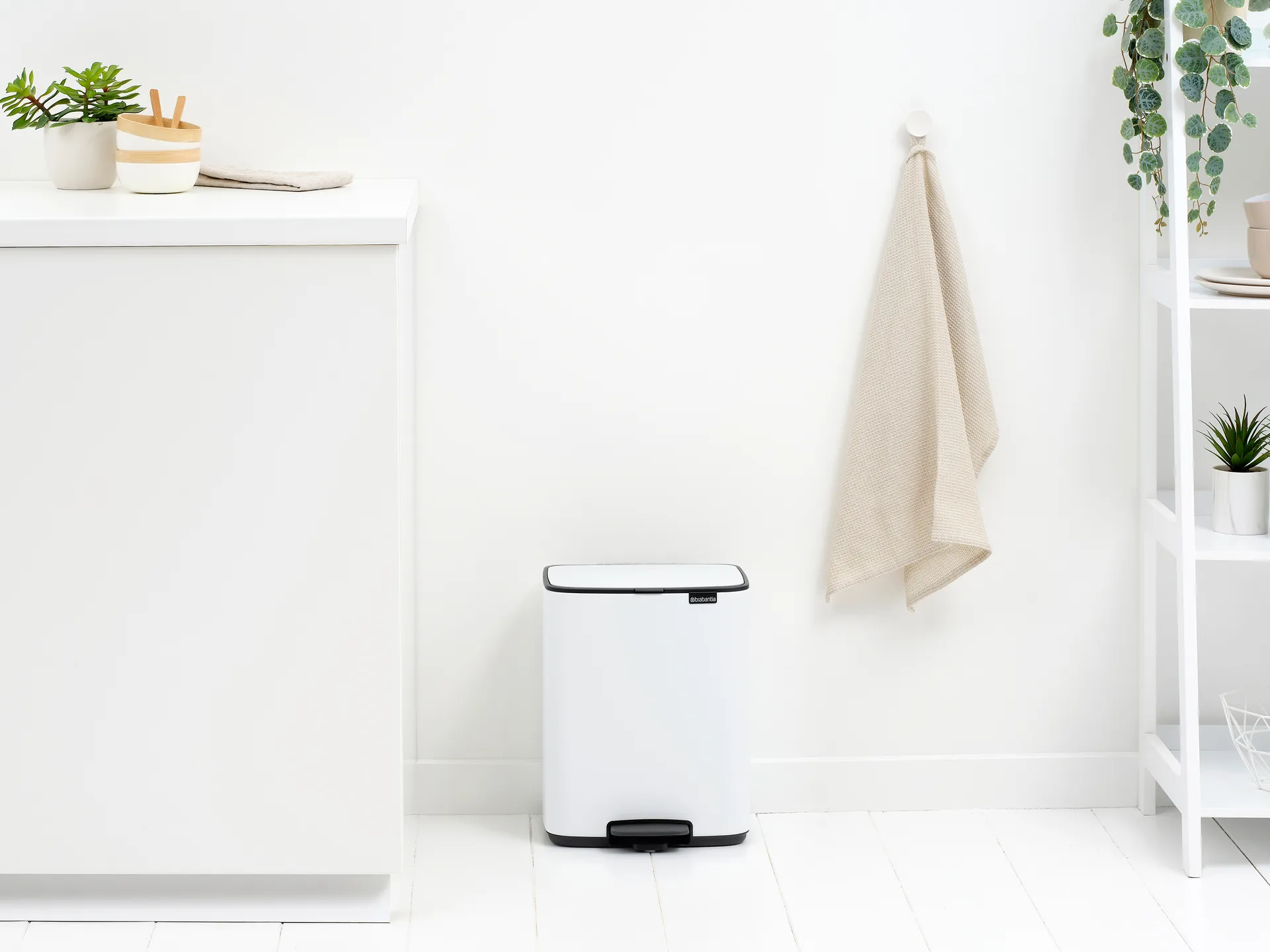 Bo pedaalemmer 12 L, White Brabantia