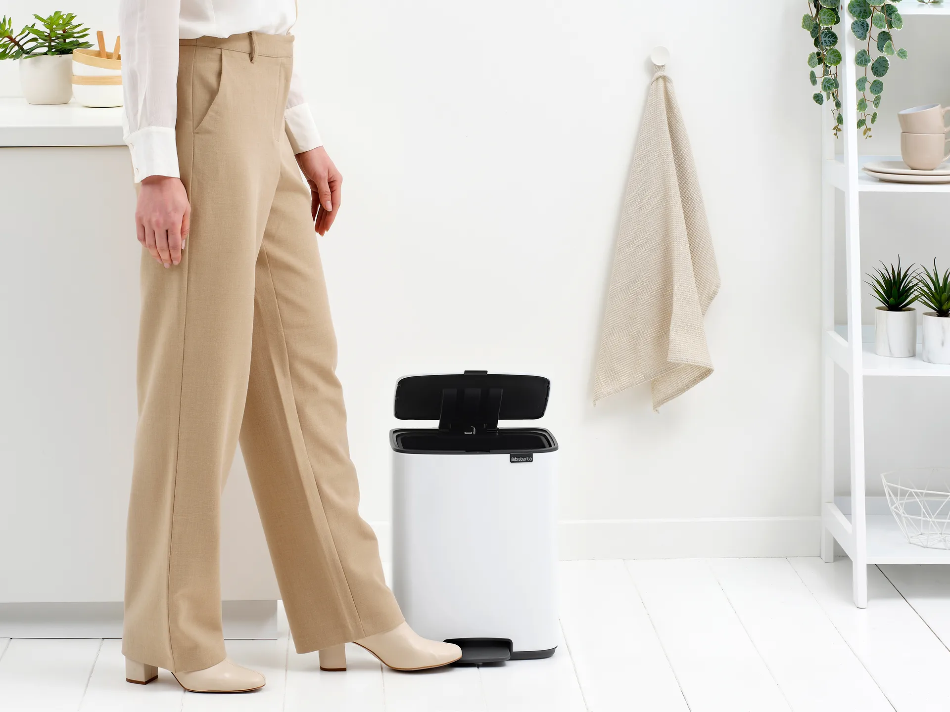 Bo pedaalemmer 12 L, White Brabantia