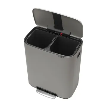 Bo pedaalemmer 2x30 L - Mineral concrete grey - Brabantia