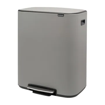 Bo pedaalemmer 2x30 L - Mineral concrete grey - Brabantia