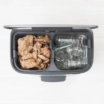Bo pedaalemmer 2x30 L - Platina - Brabantia