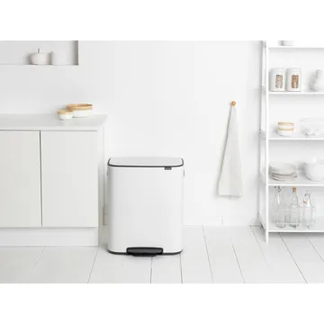 Bo pedaalemmer 2x30 L - White - Brabantia