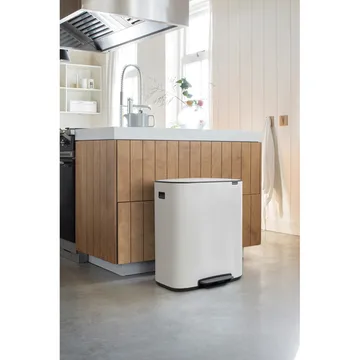 Bo pedaalemmer 2x30 L - White - Brabantia