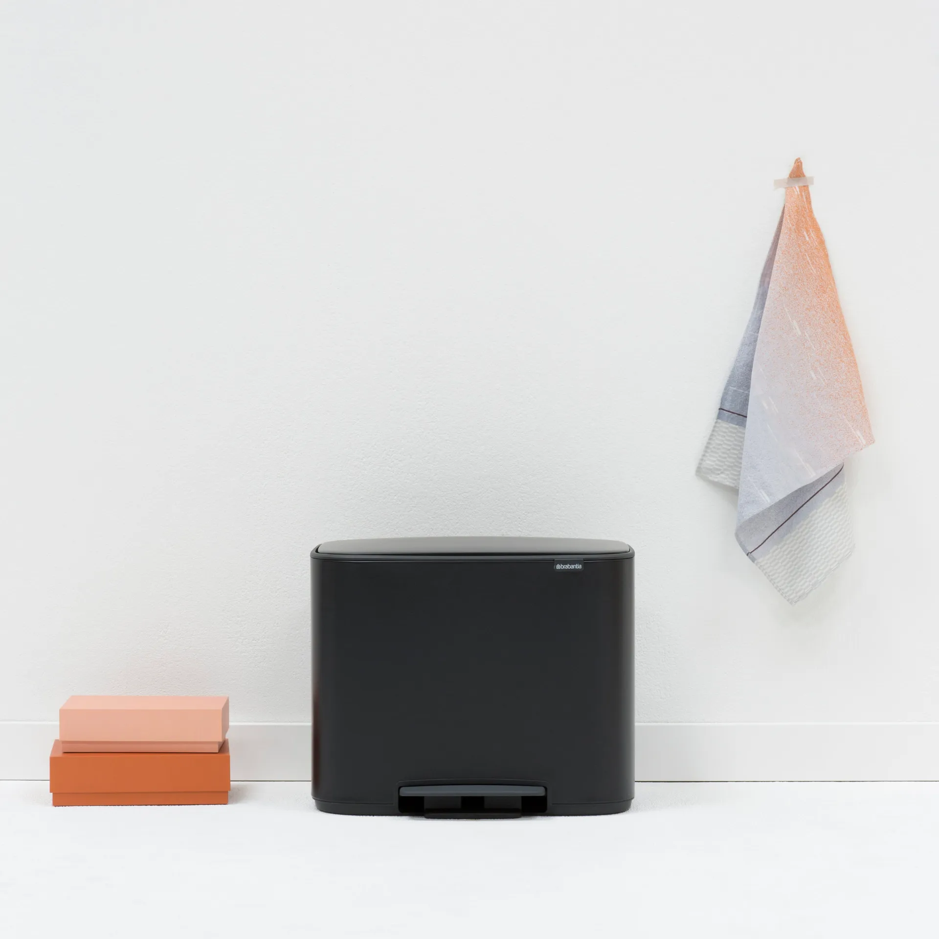 Bo pedaalemmer 3 x 11 l., mat zwart Brabantia