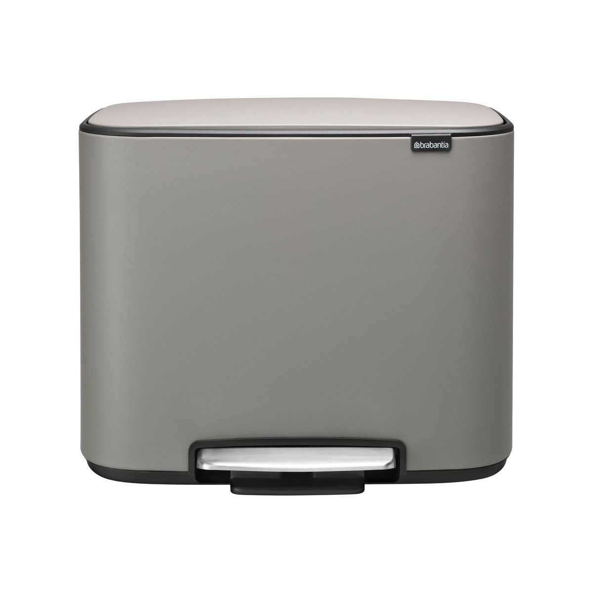 Brabantia Bo pedaalemmer 3 x 11 l. mineral concrete grey