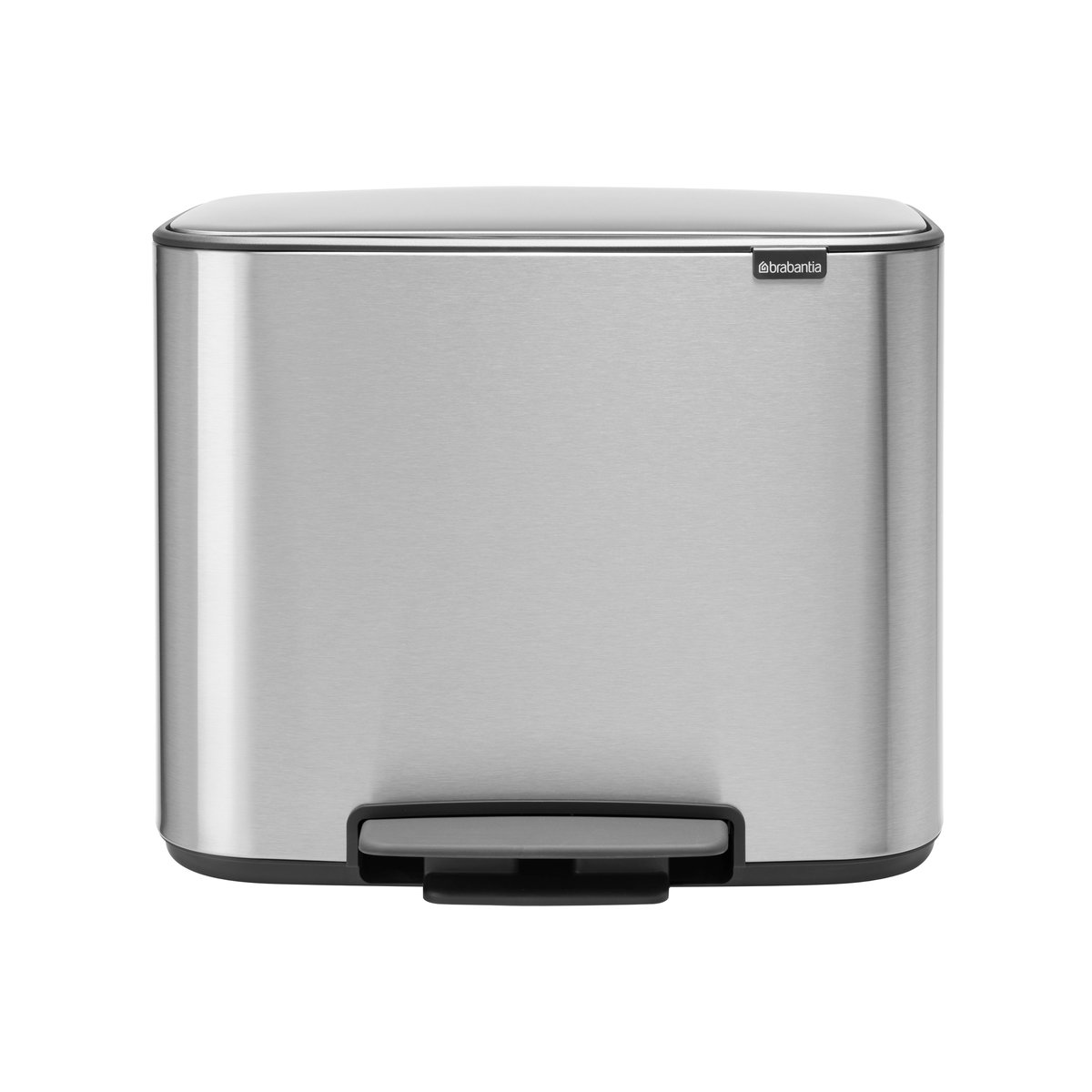 Brabantia Bo pedaalemmer 3 x 11 l. mineral steel FFP