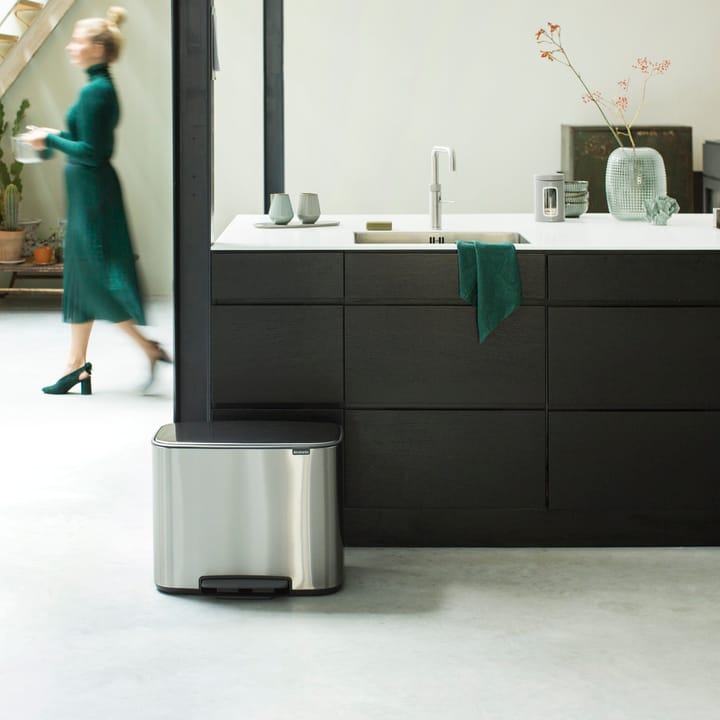 Bo pedaalemmer 3 x 11 l. - mineral steel FFP - Brabantia