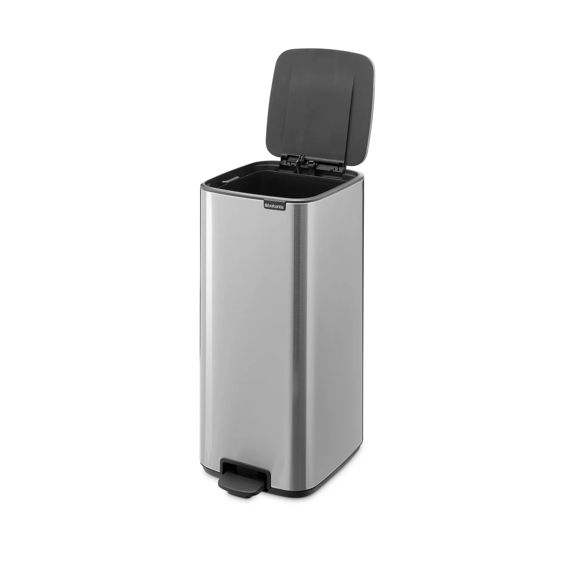 Bo pedaalemmer 30 L, Matt Steel Fingerprint Proof Brabantia