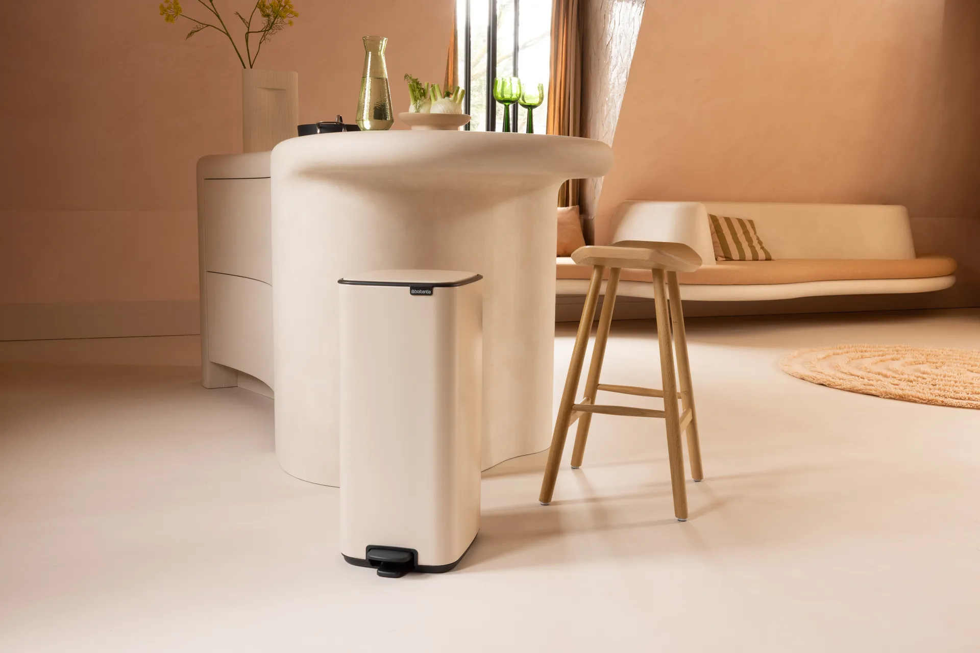 Bo pedaalemmer 30 L, Soft Beige Brabantia