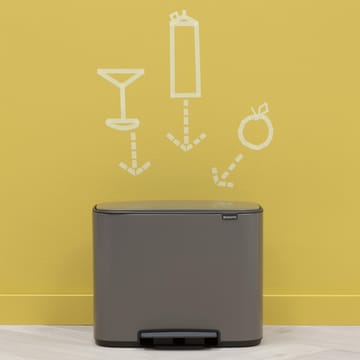 Bo pedaalemmer 36 l. - platinum - Brabantia