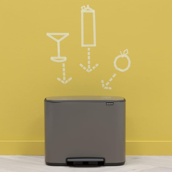 Bo pedaalemmer 36 l., platinum Brabantia