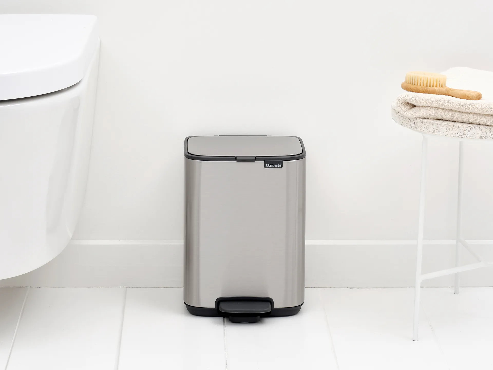 Bo pedaalemmer 4 L, Matt Steel Fingerprint Proof Brabantia