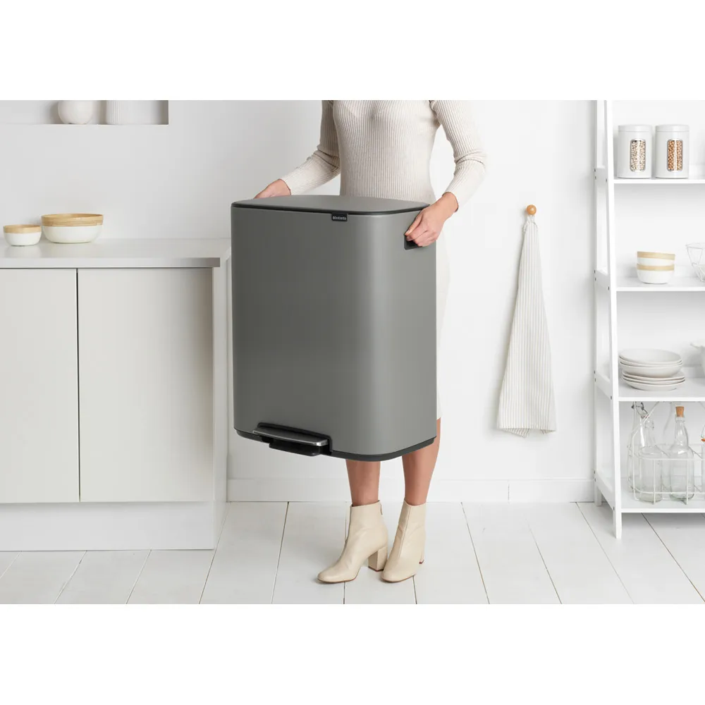 Bo pedaalemmer 60 L, Mineral concrete grey Brabantia