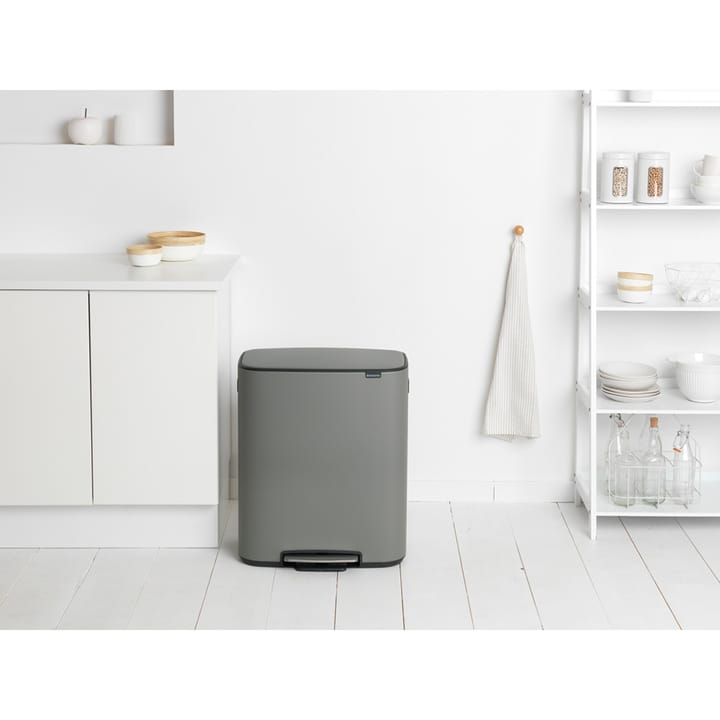 Bo pedaalemmer 60 L, Mineral concrete grey Brabantia