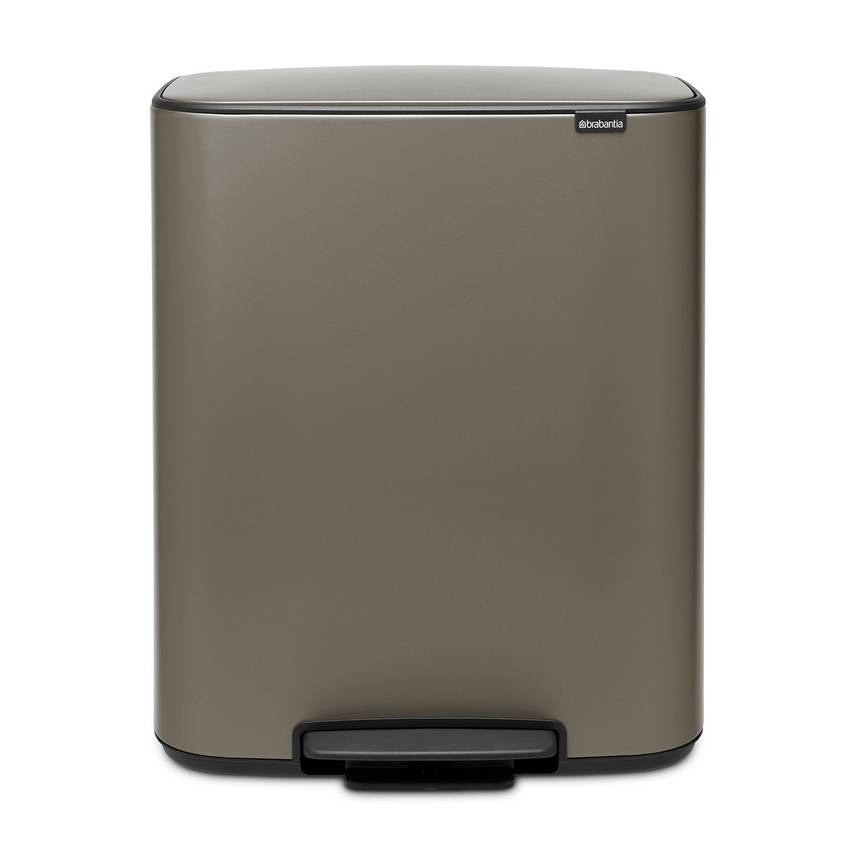 Brabantia Bo pedaalemmer 60 L Platina