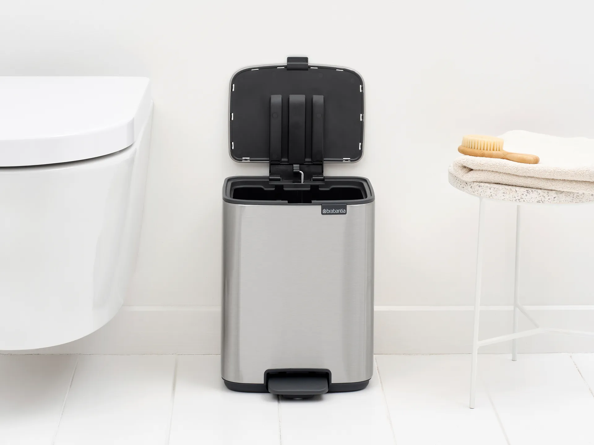 Bo pedaalemmer 7 L, Matt Steel Fingerprint Proof Brabantia