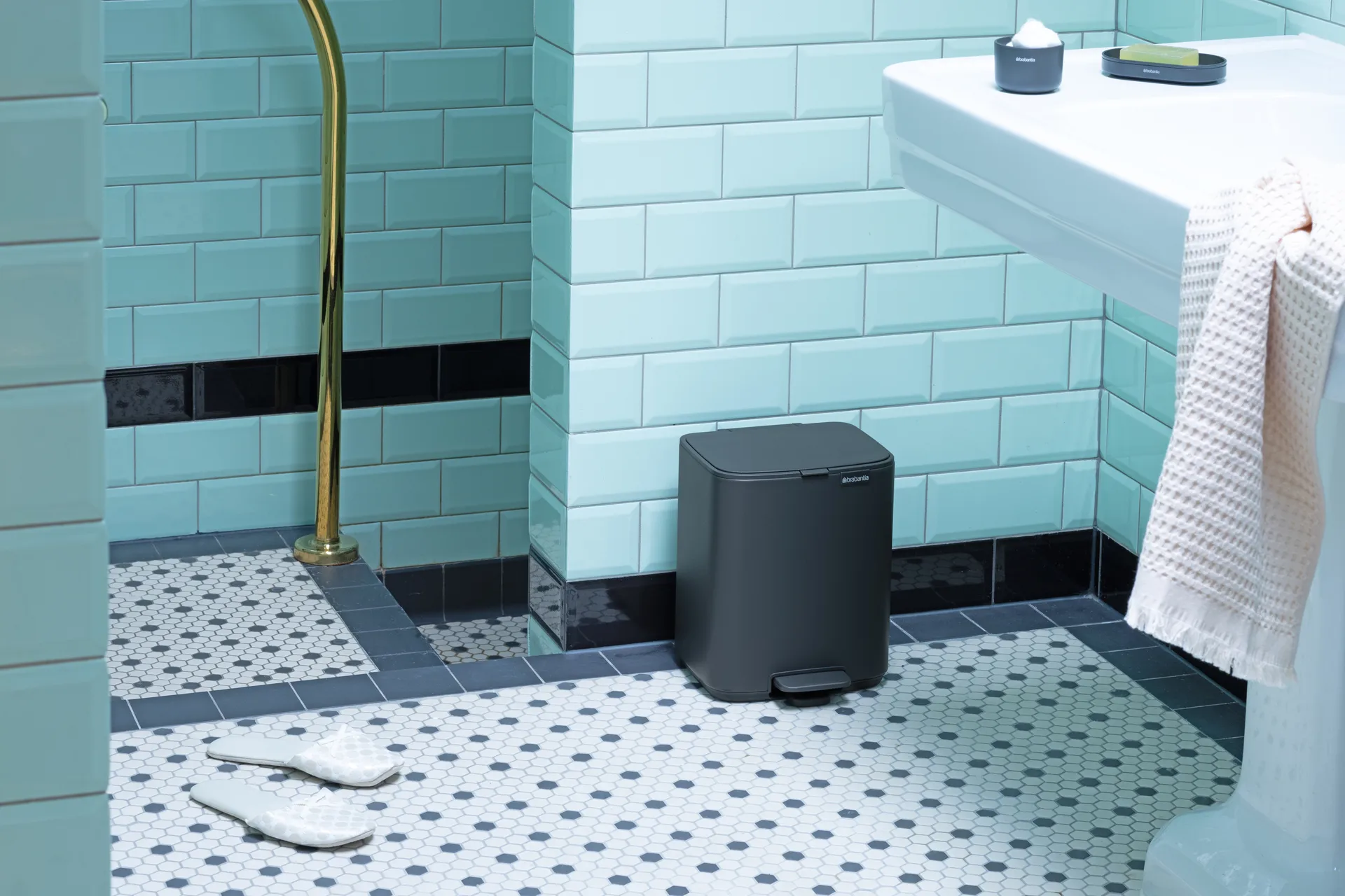 Bo pedaalemmer 7 L, Mineral Infinite Grey Brabantia