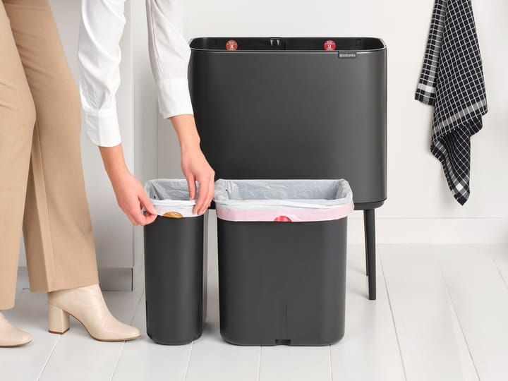 Bo touch bin 11 + 23 liter, Confident Grey Brabantia