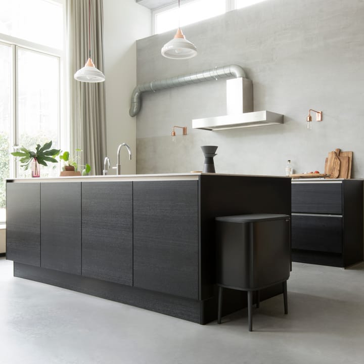 Bo touch bin 11 + 23 liter, matte black (mat zwart) Brabantia