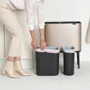 Bo touch bin 11 + 23 liter - Metallic Gold - Brabantia