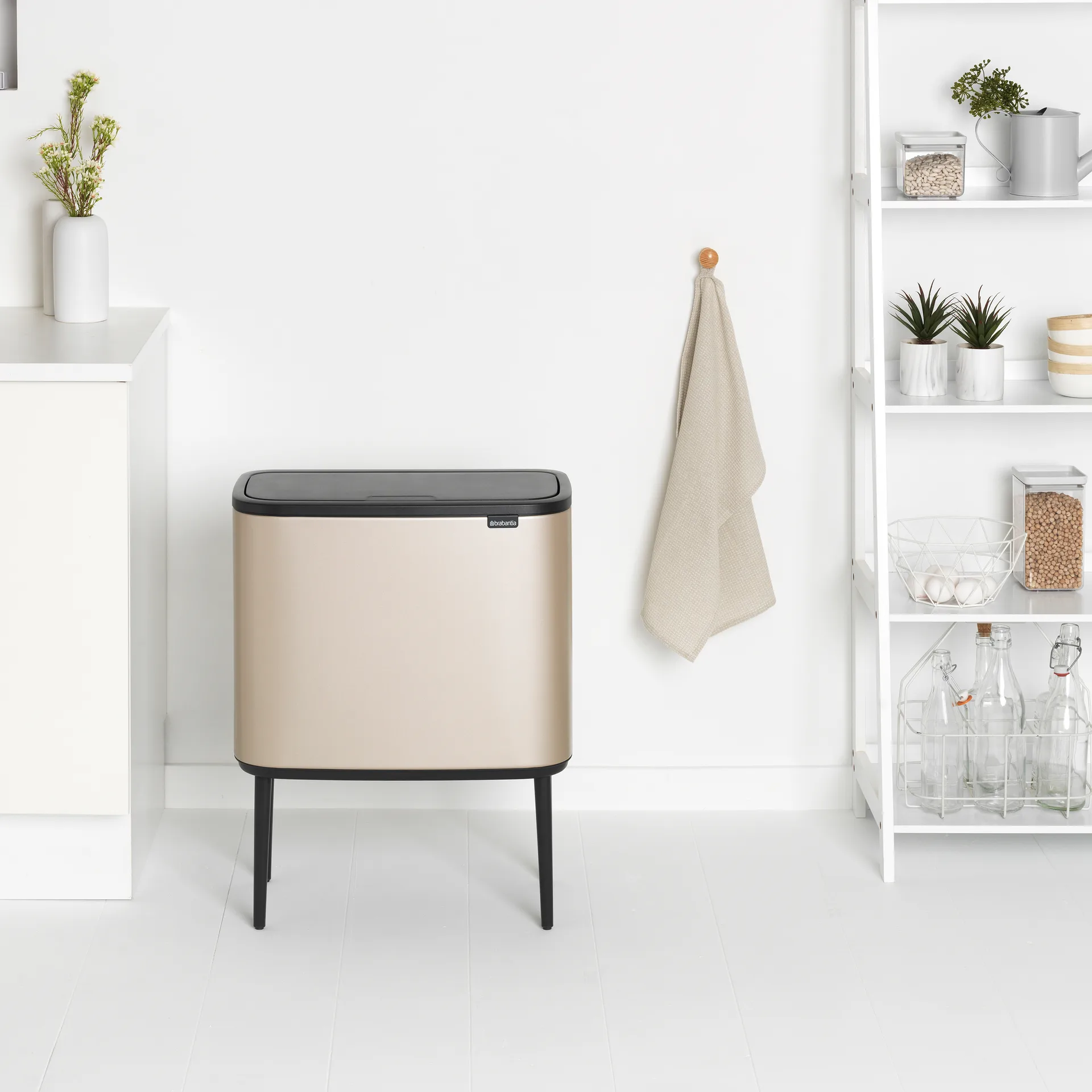Bo touch bin 11 + 23 liter, Metallic Gold Brabantia