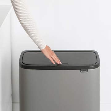 Bo touch bin 11 + 23 liter - Mineral concrete grey - Brabantia